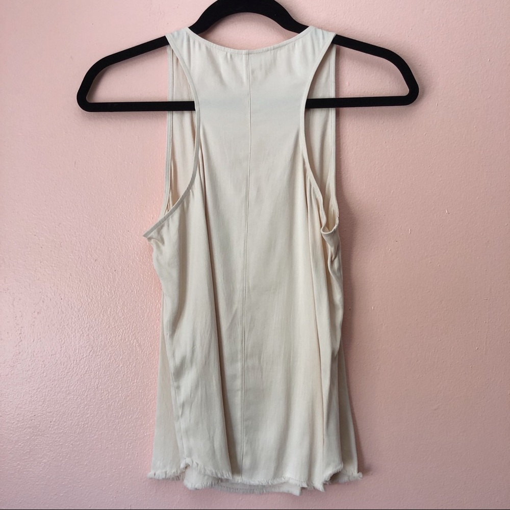 Frame Nude Raw Edge Tank Top - Picture 3 of 4